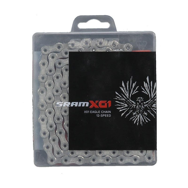 SRAM X01 Eagle Chain - 12-Speed  126 Links  Silver
